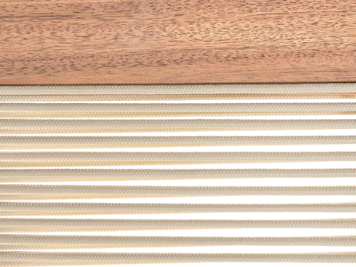 Wooden Reclining Sun Lounger Beige Cherine