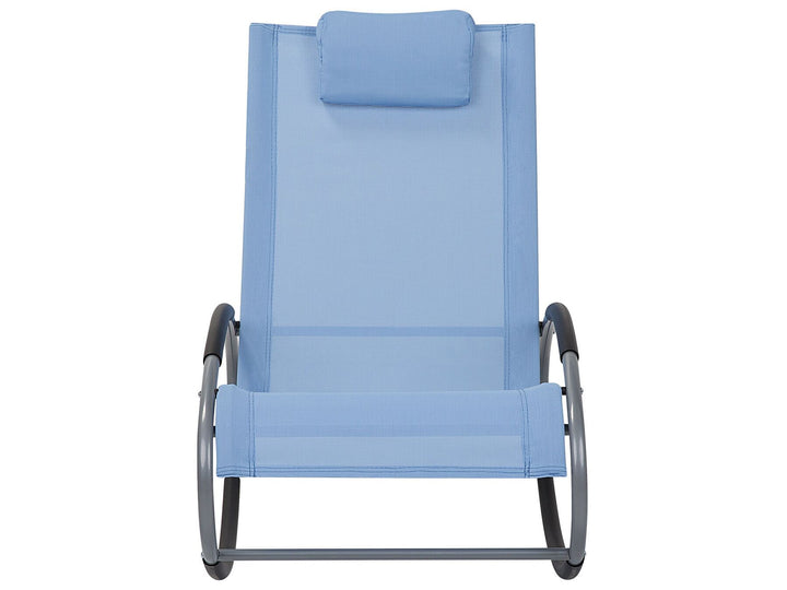 Rocking Sun Lounger Blue Reesa