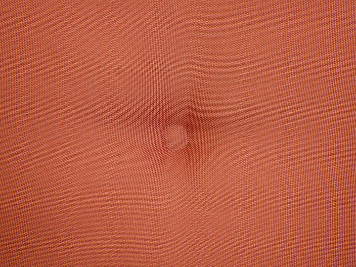 Acacia Wood Reclining Sun Lounger with Red Cushion Finsbury