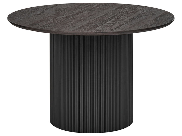 Sheho Round Dining Table ⌀ 120 cm Black