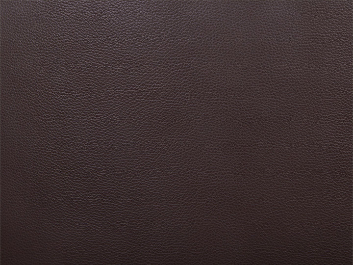 Vogar 3 Seater Faux Leather Sofa Brown