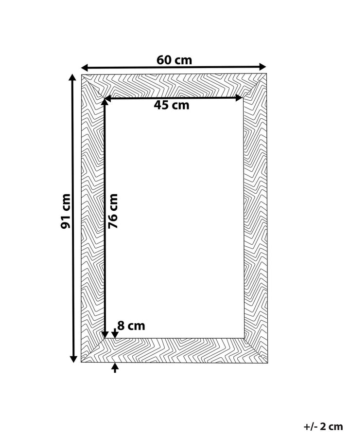 Nevez Wall Mirror Grey