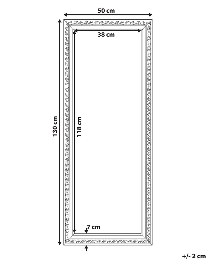 Mauleon Wall Mirror Cream
