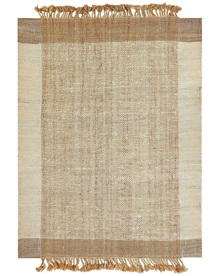 Dedemli Jute Area Rug 160 x 230 cm Beige