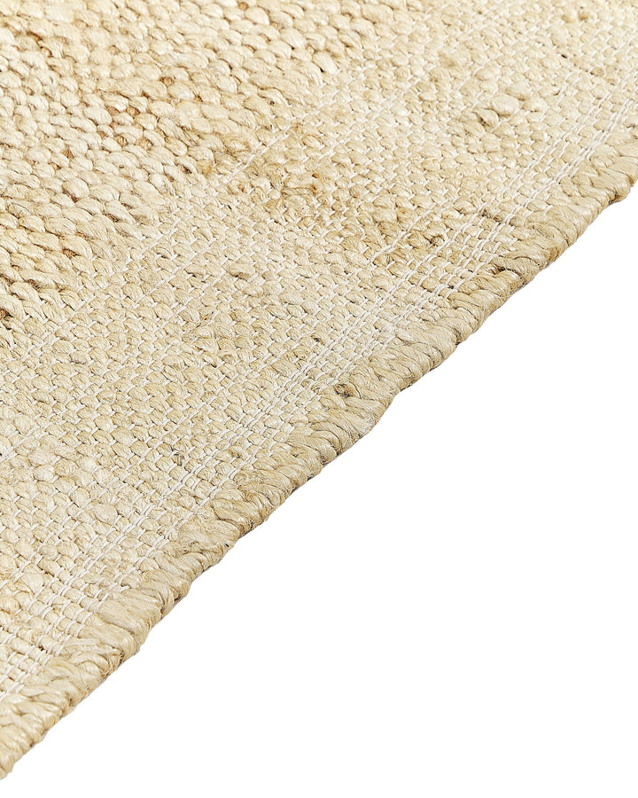 Dedemli Jute Area Rug 160 x 230 cm Beige