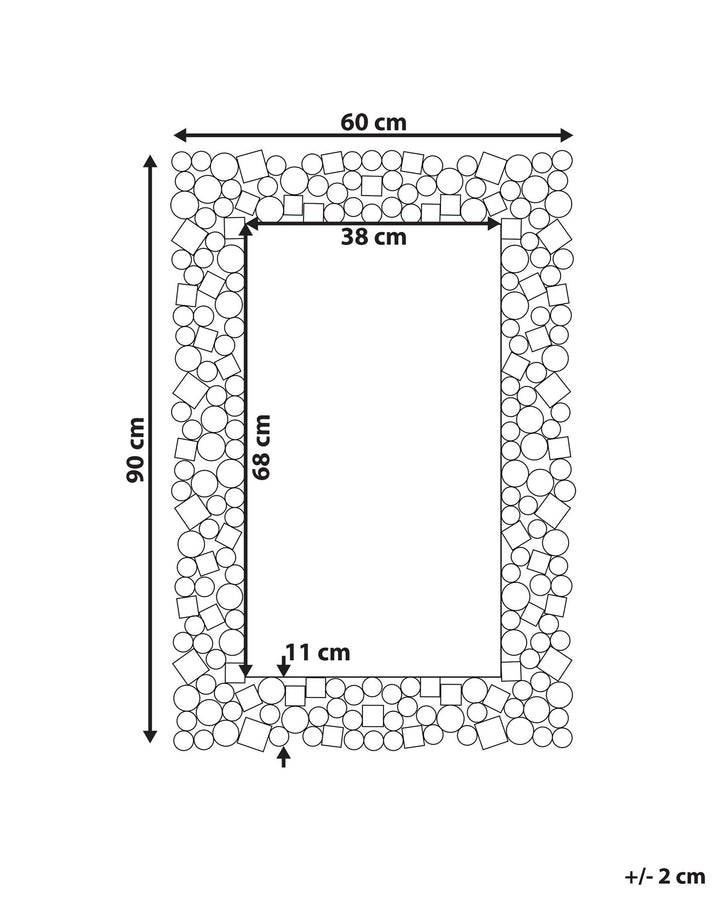 Wall Mirror Mernel Silver