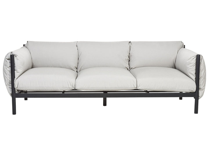 Esperia Garden Sofa 3 Seater Metal Grey