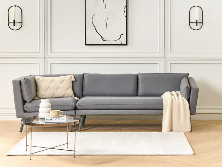 Loretello Garden Sofa 3 Seater Left Hand Grey