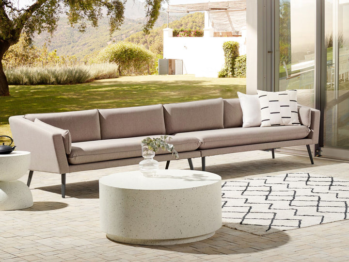 Loretello Garden Sofa 4 Seater Beige