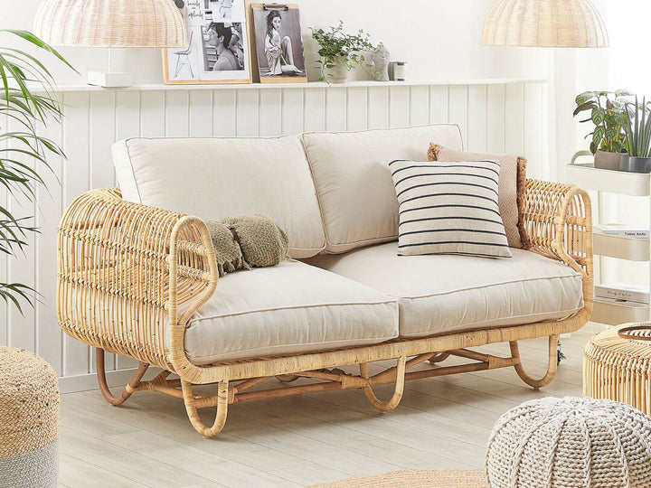 Dolcedo Garden Sofa 2 Seater Rattan Beige