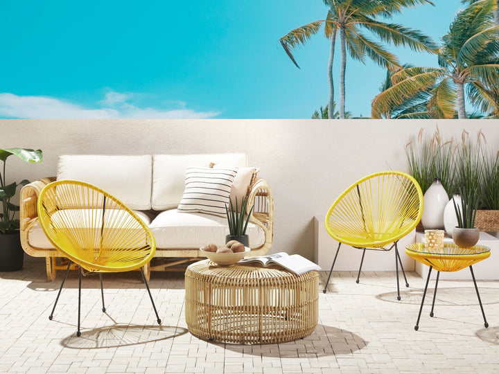 Dolcedo Garden Sofa 2 Seater Rattan Beige