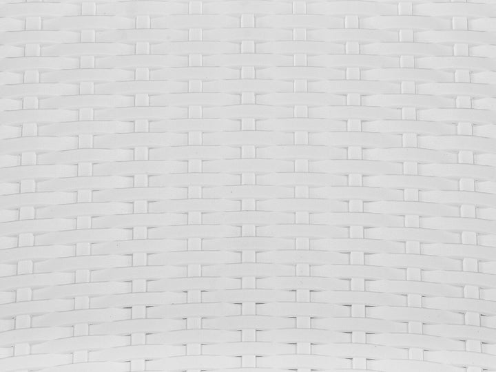 Fossano Garden Dining Set 6 Seater White