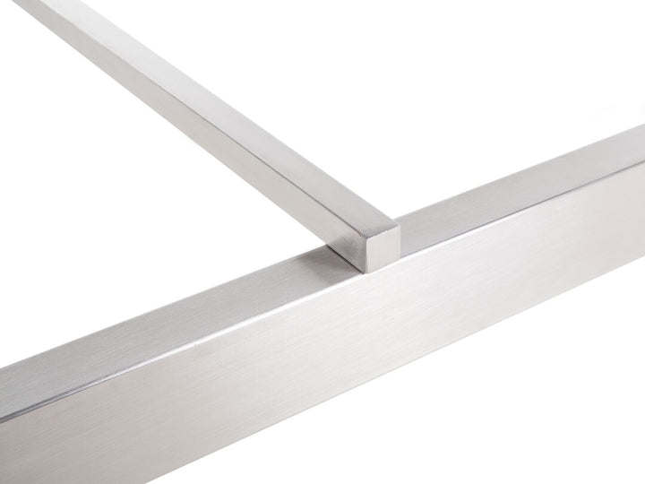 Grosseto Garden Dining Set 8 Seater Triple Plate Granite Polished Black/ White