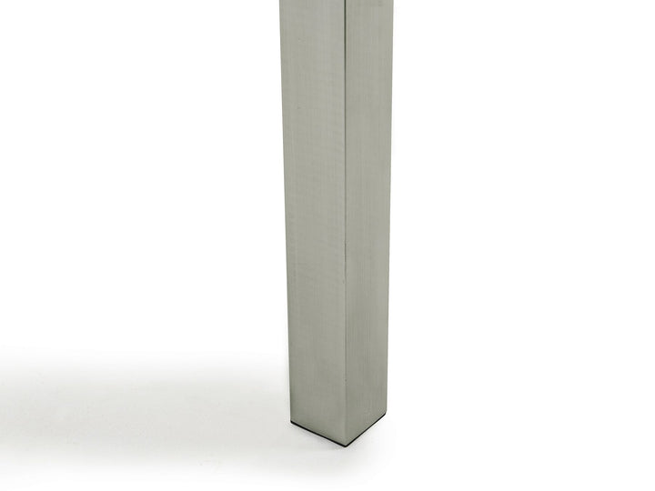 Grosseto Garden Dining Set 8 Seater Tempered Glass Cracked Glass Transparent/ Black