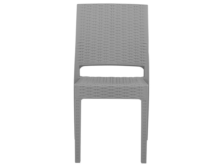 Fossano Garden Dining Set 4 Seater Light Grey