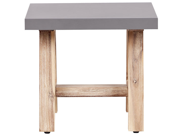 Tonnare Garden Dining Set with Stools 6 Seater Concrete Grey