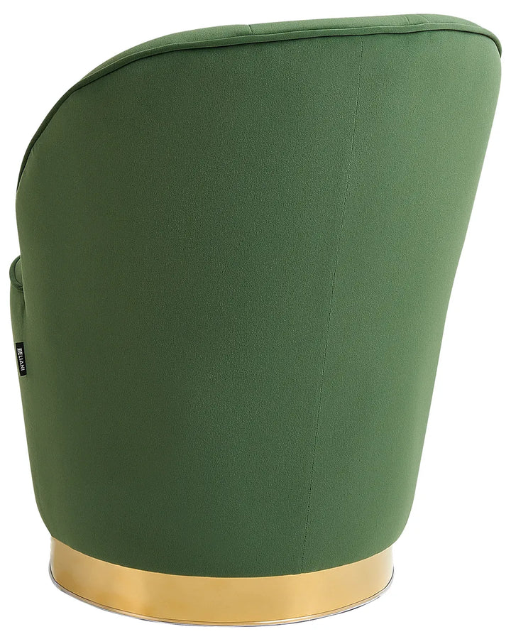 Armchair Velvet Dark Green Naethan