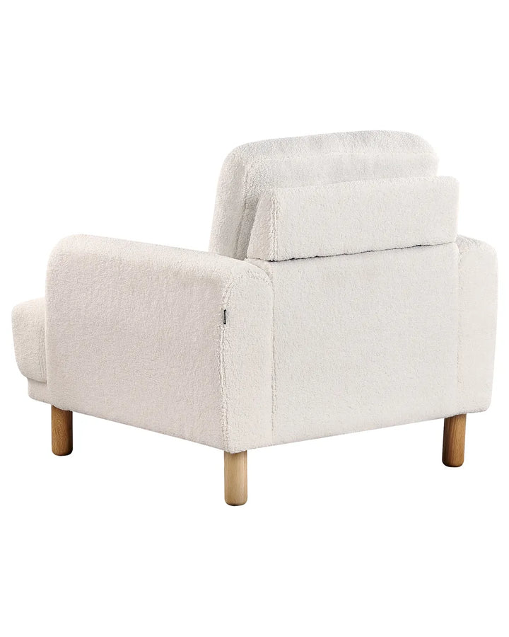 Armchair Boucle White Shelbi