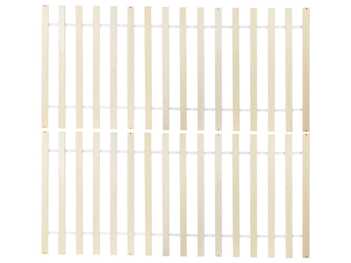 Bed Pine Wood 140 x 200 cm (EU Double) Light Brown Hilja