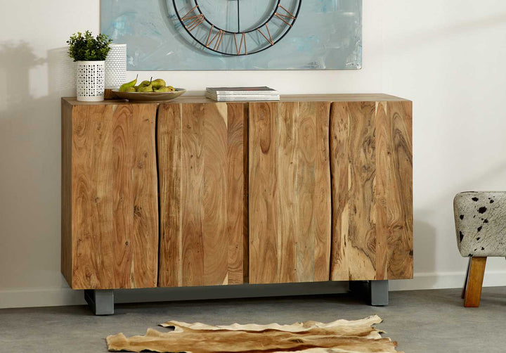 Baltic Live Edge Large Acacia Wood Sideboard