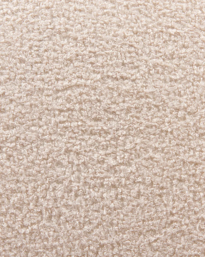 Swivel Armchair Boucle Beige Halcott