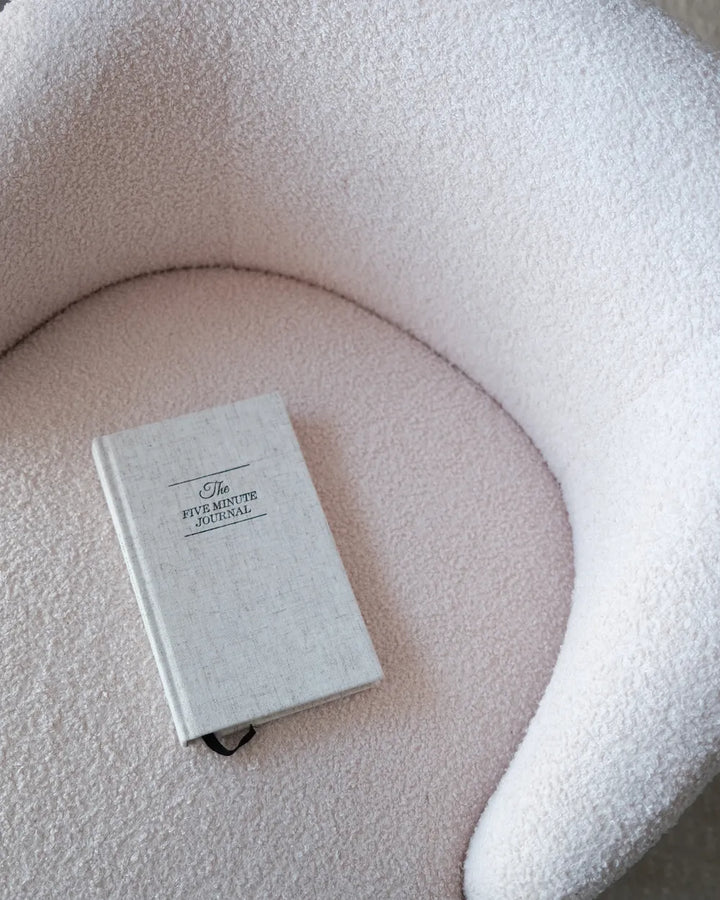 Swivel Armchair Boucle Beige Halcott