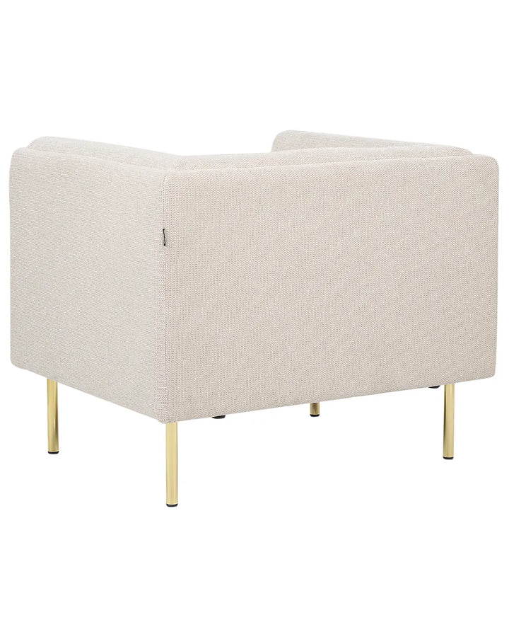 Armchair Fabric Beige Arafa