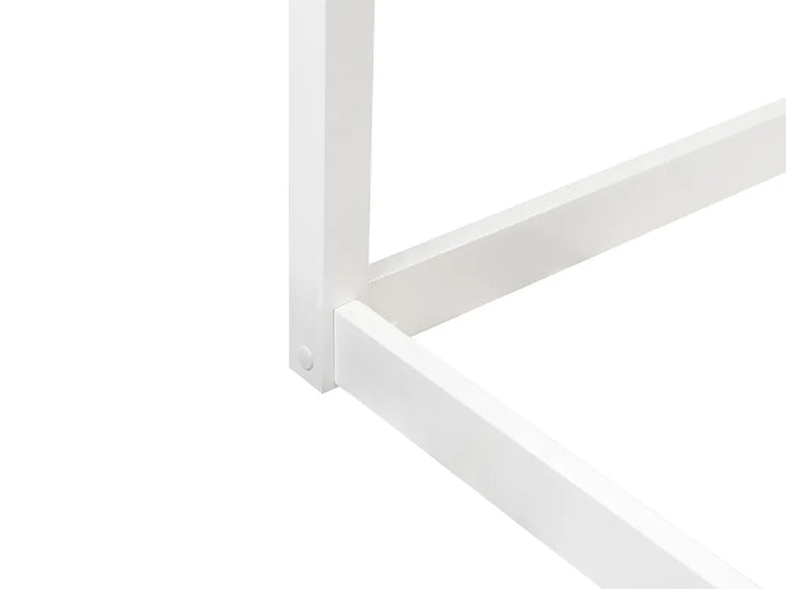 Mid Sleeper Bed House Pine Wood 90 x 200 cm (EU Single) White Schlemmer