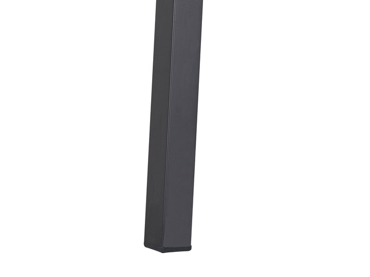 Canetto Garden Dining Table 150 cm 90 cm Glass Black