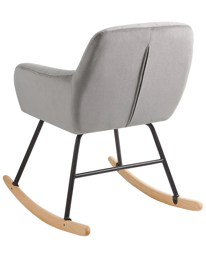 Rocking Chair Velvet Grey Holden