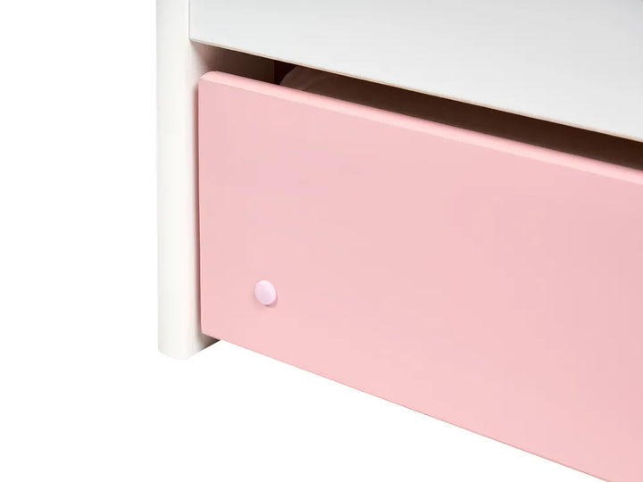 Trundle Bed Pine Wood 90 x 200 cm (EU Single) Pink Hinman