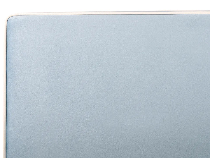Bed Velvet 90 x 200 cm (EU Single) Light Blue Imberly
