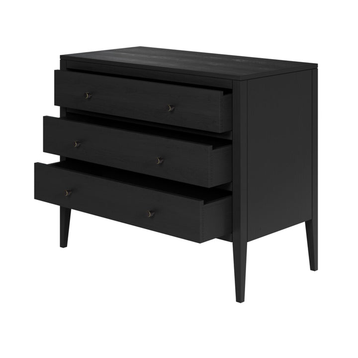 D.I.Designs Radford 3 Drawer Black