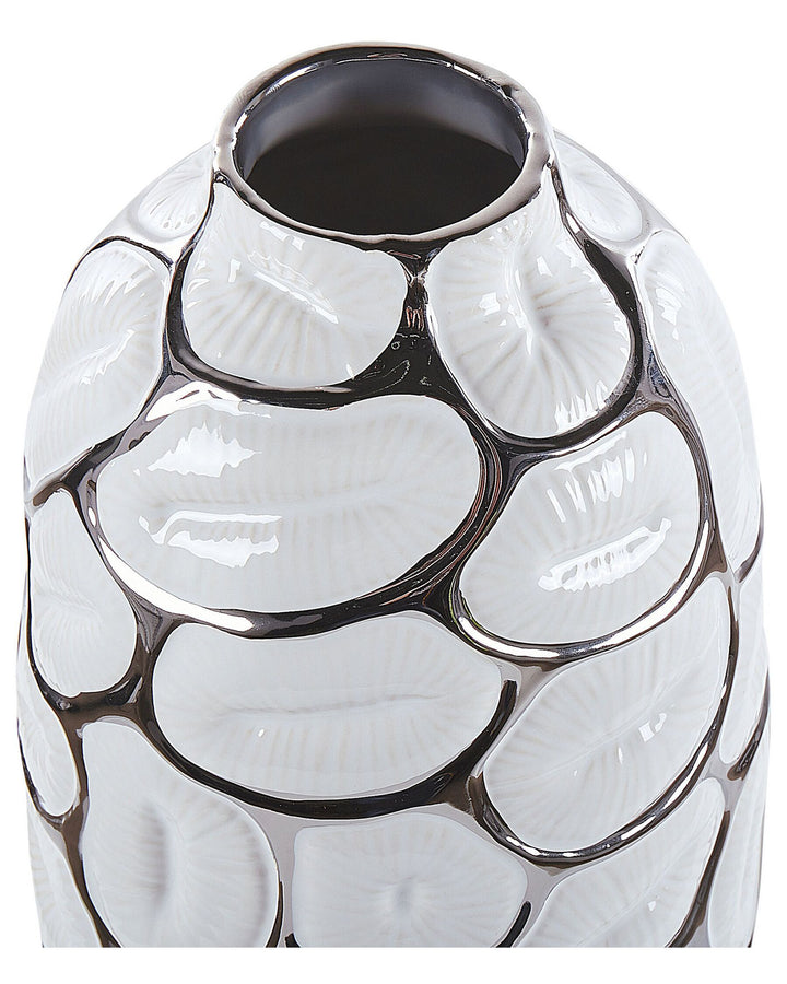 Cenabum Decorative Vase Stoneware 34 cm White