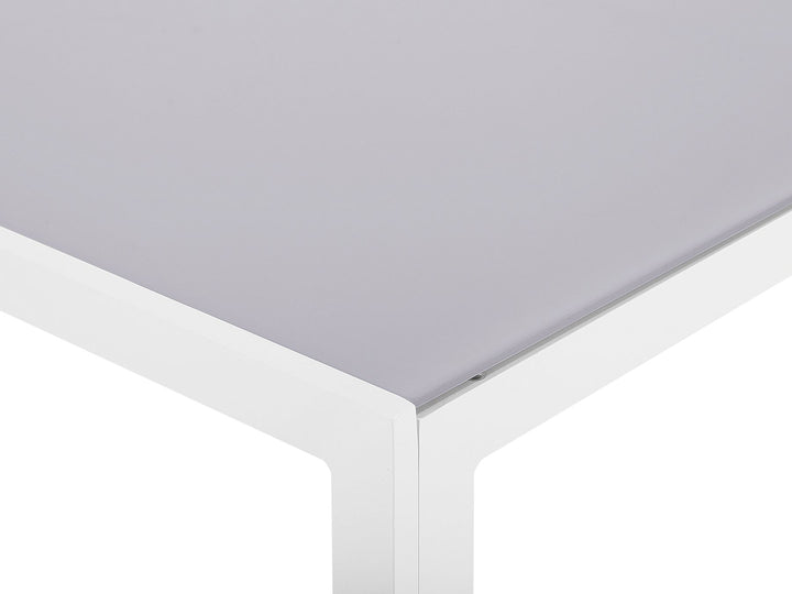 Catania Garden Dining Table  160 cm 91 cm Glass Grey