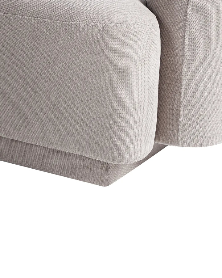 Armchair Fabric Light Grey Atalyia