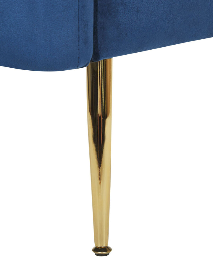 Armchair Velvet Dark Blue Hendrix