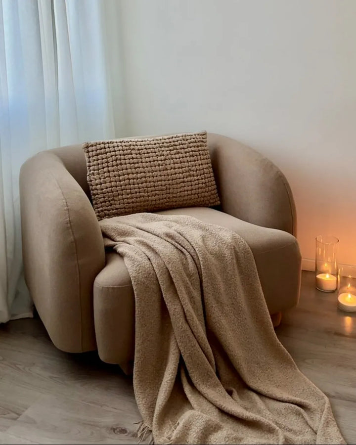 Armchair Fabric Taupe Atalyia