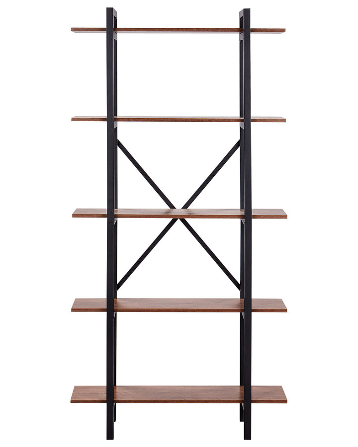 5 Tier Shelving Unit 180 cm Dark Brown Taoussi