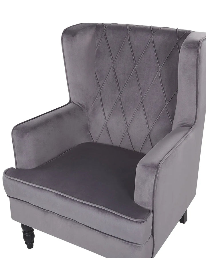 Armchair Velvet Grey Ricki