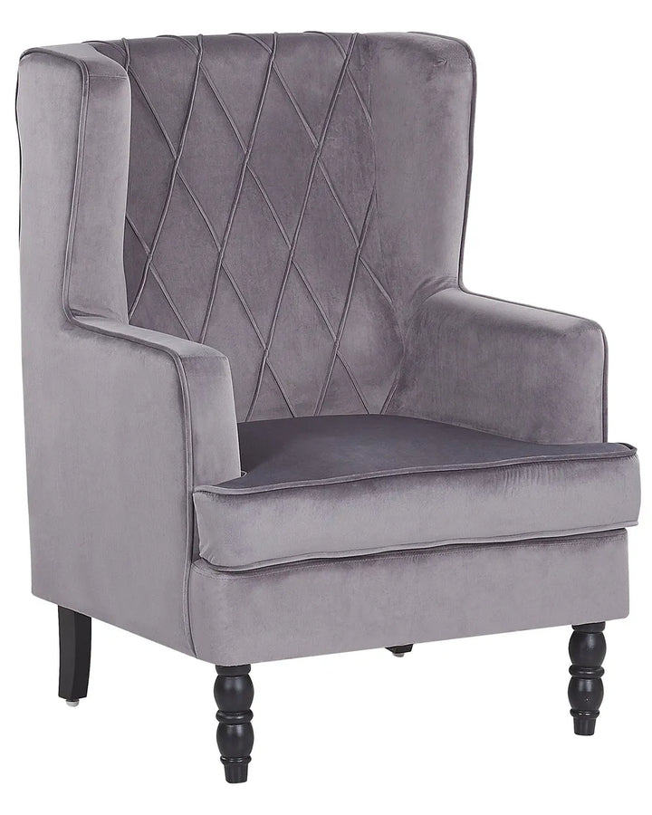 Armchair Velvet Grey Ricki