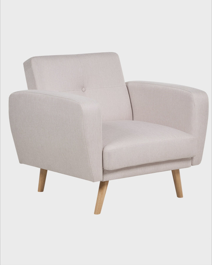 Florli Armchair Fabric Light Beige