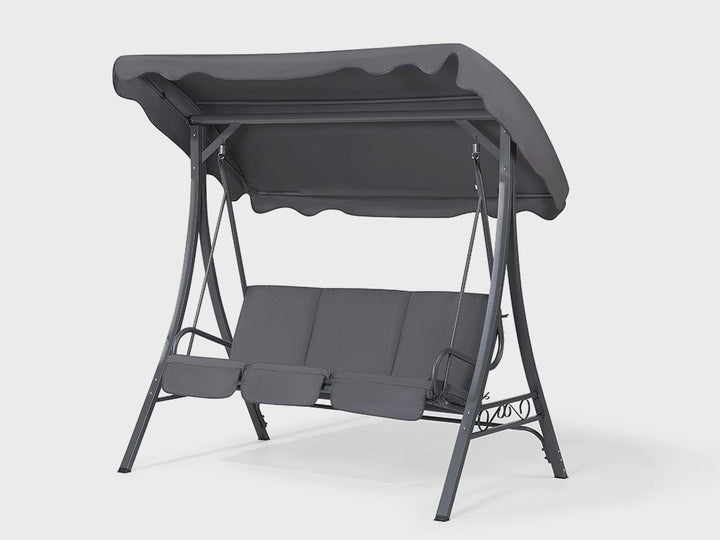 Gabro Patio Swing Metal Dark Grey