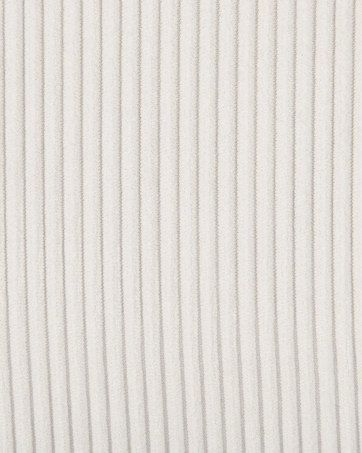 Armchair Corduroy Off-White Serta