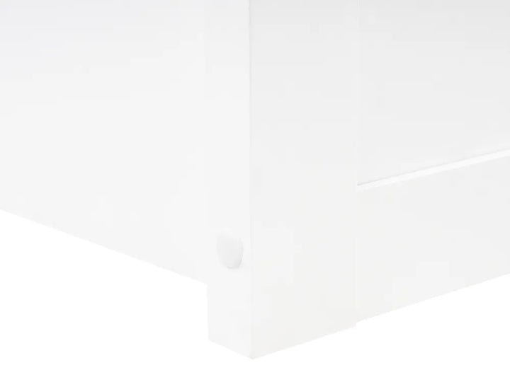 Kids Bed House Pine Wood 90 x 200 cm (EU Single) with Storage White Maranto