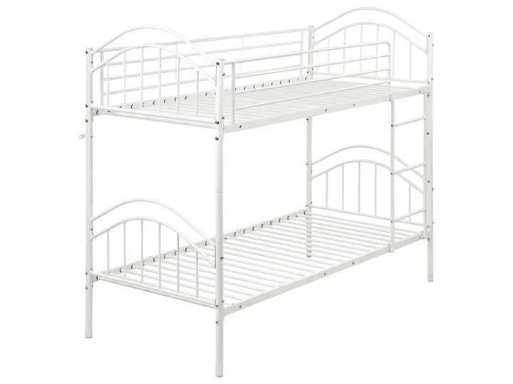 Bunk Bed Metal 90 x 200 cm (EU Single) White Austino