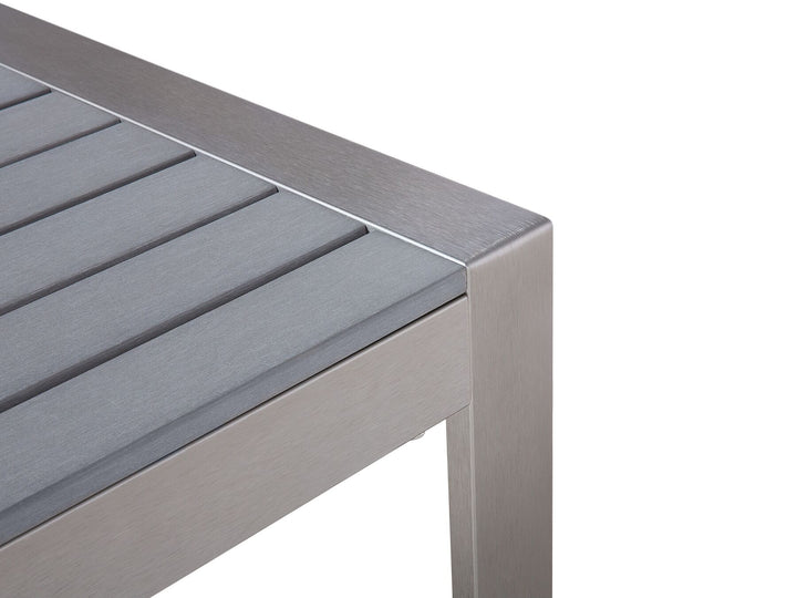 Salerno Garden Coffee Table Metal Light Grey