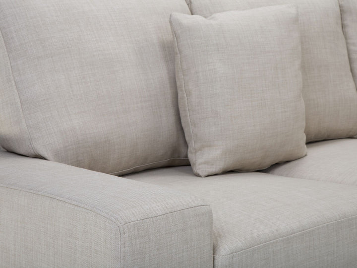 stockholm Right Hand Corner Fabric Sofa Beige