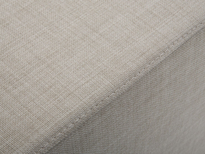 Stockholm Left Hand Corner Fabric Sofa Beige