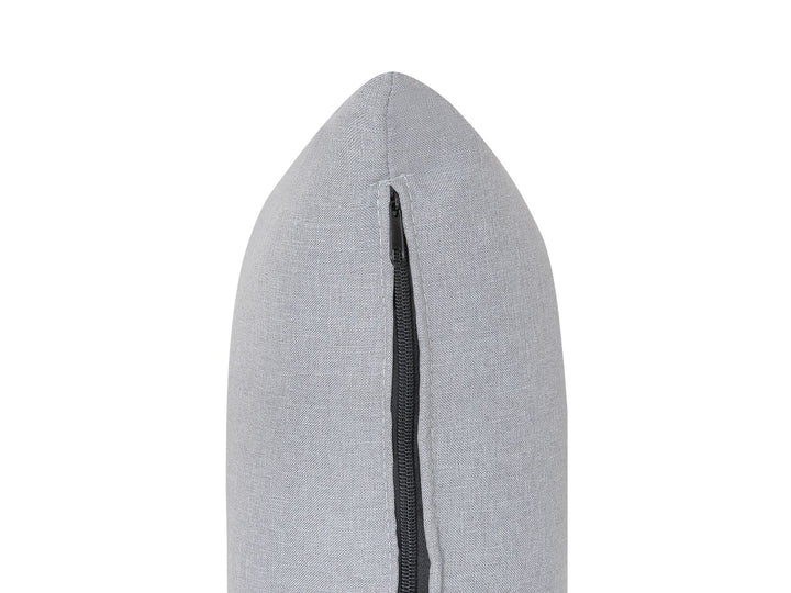 Left Hand Fabric Corner Sofa Light Grey Dolva